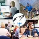 Limiete 1080P HD Camera Glasses with 128GB Card, Video Recording and Photo Taking, Discreet Smart Glasses with Camera and Audio, Hands-Free POV Wearable Recorder, No WiFi No App