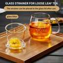 Glass Tea Cup 17.6oz, Best Mom Ever Mothers Day Cup with Gift Box, Gifts Mug for Mom, Glass Mug Teacup, Tea Cups for Mom Birthday, Perfect for Grandma & Daughter.