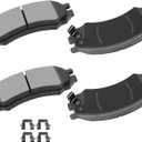 cciyu D507 Professional Ceramic Front Brake Pads Set fit For 91-92 For Saturn SC,93-02 For Saturn SC1,SC2,91-02 For Saturn SL,91-02 For Saturn SL1,SL2,93-99 For Saturn SW1,93-01 For Saturn SW2