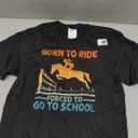 Horse Racing Art For Kids Boys Girls Horse Lover Equestrian T-Shirt Xs