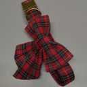 Unique style paws Christmas Dog Collar with Bow Tie Scottish Plaid Puppy Collar for Small Medium Large Dogs as Holiday Autumn Winter Gifts-L