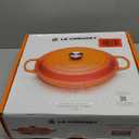 Le Creuset Enameled Cast Iron Signature Braiser, 3.5 qt., Sea Salt