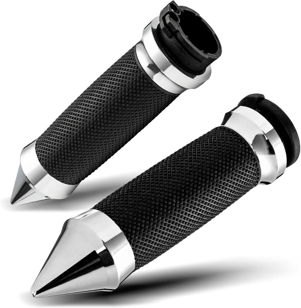 PBYMT 1inch Hand Grips, Cable Throttle Control Handlebar Grips Fit for Harley 96-07 Touring, 08-13 XR, 96-17 Dyna (Except FXDLS), 96-Later XL, 02-17 VRSC