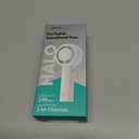 Aecooly Portable Handheld Turbo Fan [24H Max Cooling Time], 5 Speeds USB Rechargeable Mini Personal Battery Operated Small Pocket Cooling Fan GIfts for Women, Travel, Home, Office, Beach, Lash -Beige