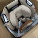 Evenflo Revolve360 Extend All-in-One Rotating Car Seat with Green & Gentle Fabric (Travertine), Mfg date: 

12/27/2025