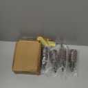 4PCS 2oz Clear Glass Dropper Bottles, Empty Leak-Proof Containers for Essential Oils, Beard Oils, Watercolor Paints & DIY Crafts