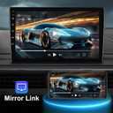 2+64G Android 14 Double Din Car Radio Stereo for Nissan Frontier Xterra 2009-2012 with 9 Inch Touchscreen Radio Built-in Wireless Carplay/Android Auto/GPS/Bluetooth/FM/AUX-in/SWC/Backup Camera