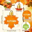 2 x JULMELON 24 Pcs Fall Tree Ornaments Maple Leaf Thanksgiving Decorations
