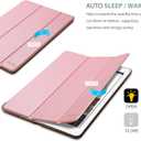 ProCase Smart Case for iPad 9.7 Inch iPad 6th/5th Generation 2018 2017(Model: A1893 A1954 A1822 A1823), Ultra Slim Lightweight Stand Cover with Translucent Frosted Back -Pink