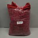 NICETOWN Christmas Red Blackout 120" Velvet Curtains for Backdrops, Thermal Insulated Noise Reducing Drapes for Film, Extra Long Window Treatments for Large Sliding Door (2 Panels, 52" Wide)