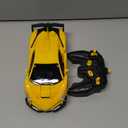 YOTOY Remote Control Car Toys - Transform RC Cars for Kids, One Button Transformation, 360 Degree Rotating Drifting, 2.4Ghz & 1:18 Scale, Gift for Kids Age 4 5 6 Years Old Boys and Girls (Yellow)
