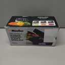 Mueller ULTIMATE 12 Blade Vegetable Chopper, Mandoline Slicer and Spiralizer, Dicer, Grater, Kitchen Essentials & Accessories, Black