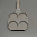 CAROTE Egg Pan Omelette Pan, 4-Cup Nonstick Granite Omelette Skillet - Pancake Pan and Healthy Egg Cooker Suitable for Gas Stove & Induction Cookware