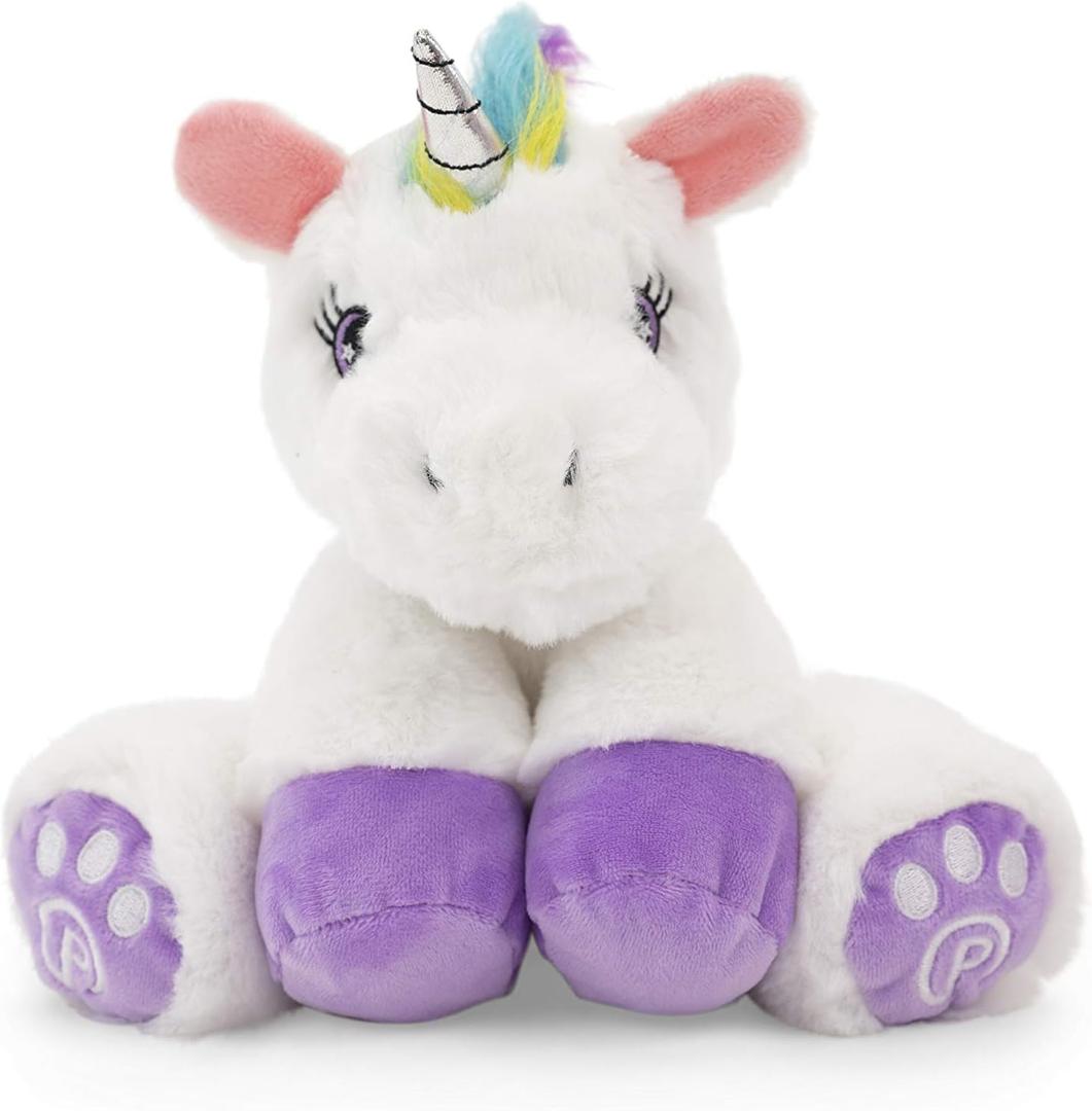 Plushible Poppy The Unicorn Stuffed Animal, 10" Plush Unicorn Toy for Girls & Boys - Machine Washable Plush, Soft Stuffed Animal Toy, Gift's Day Gift for All