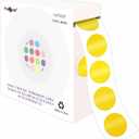PARLAIM 1000PCS 1/2 Inch Round Color-Code Dot Stickers,Circle Colorful Coding Label Sticker for Home Office Classroom (Gold)