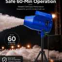 Foam Machine for Party, Safe 60min Use&Flexible Angle Control, Foam Party Machine For Pool Parties, Indoor/Outdoor Events & Club Use (Blue)