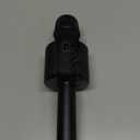 BONAOK Karaoke Microphone for Kids & Adults - Bluetooth Microphones Singing Mic with Disco Lights, Echo Effect, Built-in Speaker Portable Karaoke Player for Party Travel Gifts Q78(Black)