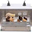 Chick Brooder,Brooder Box for Chicks,Brooder Heater Warms up to 25 Chicks (23x17x14)