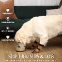 DOK TigerToes Premium Non-Slip Dog Socks for Hardwood Floors - Extra-Thick Grip that Works Even When Twisted - Prevents Licking, Slipping, and Great for Dog Paw Protection (Cool Caramel, X-Large)