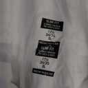 Calvin Klein Men's Non Iron Stretch Slim Fit Dress Shirt French Cuff Shirt, White, 17.5" Neck 34"-35" Sleeve, XL, White
