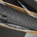 LASFIT Floor Mats for Honda Ridgeline 2026 2025 2024 2023-2017 Crew Cab, All Weather Protection TPE Non-Slip Custom Fit Automotive Accessories Floor Liners 1st & 2nd Row, Black