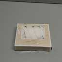 Nightingale Baby Washcloths, Rayon from Bamboo Baby Clothes Organic Wash Cloths with Cotton, Newborn Bath Essentials, Burping Cloths for Babies, Face Towels Reusable 12"x12" (Feather) 6 Pack