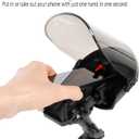 Universal Phone Mount Holder for Boat Motorcycle, with Vibration Dampener, Sun Shade, Aluminum Square Base & Medium Arm - Sunproof & Rainproof, Fits 4.7-7.2'' Smartphones