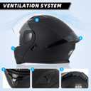 Modular Motorcycle Helmets, DOT Approved Flip up Dual Visor Full Face Helmet for Men Women, ATV UTV ADV Four Wheeler Street Bike with Gloves Mask | Dual Visor, Full Face Helmet for ATV UTV ADV Four Wheeler Street Bike with Gloves Mask, Small