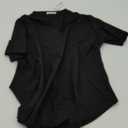 CEASIKERY Women's 3/4 Sleeve V Neck Tops Casual Tunic Blouse Loose Shirt 2XL