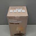 Cordless Touch Table Lamp, 4000mAh Rechargeable Small Desk Lamp with 3 Color Temperatures & Stepless Dimming, Portable LED Bedside Lamp for Bedroom, Living Room, Patio & Camping, Wood Grain