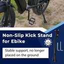 Kickstand for 20-22 Inch Bicycles, Ebike Kickstand Fit for Ridestar Q20 and Super 73, Non-Slip Kick Side Stand