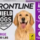 FRONTLINE Shield Flea & Tick Treatment for Large Dogs 41-80 lbs. Count of 6 (Purple Box)