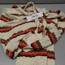 Knited Colorful Women's Dress 2XL