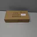 CHENGU 12 Pcs LED Taper Candles Flameless Battery Dripless Dinner Candles for Thanksgiving Day, Weddings, Church, Hanukkah, Christmas, Autumn, New Year Celebration(Spiral Orange,Spiral)