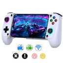 LIFUFUTEE Mobile Gaming Controller for iPhone/Android, Wireless Phone Controller with Hall Joysticks, Mobile Controller Phone Case Support for Xbox Game Pass, Steam Link & More, Off White