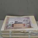 Criusia 6 Pack Large Toy Box Chest, Collapsible Sturdy Toy Storage Organizer Bins Baskets for Kids, Boys, Girls, Nursery, Playroom, Shelf Baskets for Lego Puzzle Balls, Game Organizer (14L*10W*9.5H) (White with Beige)