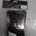 New Year's Eve Popcorn Boxes - Black & Gold Party Treat Boxes, 8ct - Pack of 2