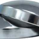 4PCS Rear Wheel Hub Cap Covers for Semi Truck Metal 8" Dome Style