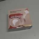 2pcs Silicone Flour Funnel, White Flour Funnel for 3.5-7 Qt Stand Mixer, for Flour, Sugar, and Other Dry or Liquid Ingredients (White)