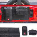 RT-TCZ Tailgate Storage Bag Tool Kit Cargo Organizer Storage Pockets Canvas for Jeep Wrangle TJ JK JKU JL JLU 1997-2022, 3 Pcs