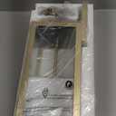 19" Gold Outdoor Wall Lantern 2-Light, Large Modern Wall Sconce Light Fixture, Industrial Porch Light with Glass, Waterproof Farmhouse Exterior Lamp (1 Pack) (19 Inch Ordinary)