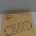 Tiny Land Tunnel Toys for Toddlers, 69" x 18" Baby Tunnel Crawl Indoor, Play Tunnel for Kids to Crawl Through, Pop Up Dog Tunnel, Baby Outdoor Toys (Khaki)