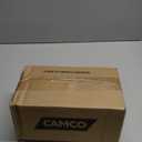 Camco Camper & RV Wheel Chock with Rope - Keeps Trailer in-Place to Safely Unhitch or Park - Compatible with Wheels Up to 26 in Diameter & Molded of Heavy-Duty Hard Plastic - 2-Pack - 44471