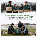 Apasiri Heated Cat House for Outdoor: Weatherproof Outside Cat Shelter, Insulated Cat House Outdoor with Heated Pad, Sloping Roof & Escape Door, Elevated Base for Stray Cats, Medium (M(18.5"x14"x16.5"))