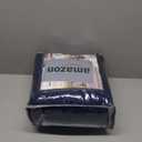 U-NICE HOME 4 Seater Sofa Cover 91 Inch Large Couch Covers for 4 Cushion Couch with Elastic Straps Water Resistant Furniture Protector Cover for Pets Cat (Sofa XX-Large, Navy/Taupe)