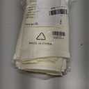 Cieltown Ivory Cloth Napkins 1-Dozen, Solid Washable Fabric Napkins Set of 12, Perfect for Weddings, Parties, Holiday Dinner (17 x 17-Inch, Ivory)