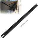 383152 RV Awning Inner Drive Arm 50" Compatible with Solera Regal 69" Awning Arm Assemblies, Black Aluminum Rail, 50"x 1.75", Rust-Resistant Powder-Coated