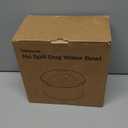 1 Gallon Large Dog Water Bowl No Spill,Anti Digging Lid & Rubber Bottom Spill Proof Dog Bowl, Anti Splash Mess Dripless Slow Drinking Stainless Steel Water for Sloppy Messy Drinkers Car (3.8L, Gray)