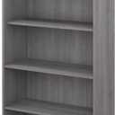 Bush Business Furniture Studio C 5 Shelf Bookcase, Platinum Gray