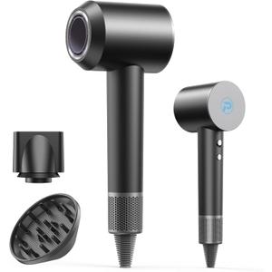 Hair Dryer - 110,000 RPM Professional Hair Dryer with Diffuser, Ionic Blow Dryer, 8 Wind Modes, Magnetic Nozzles, Fast Drying for All Hair Types - Valentine s Day Gifts for Her Women Self Care Gifts